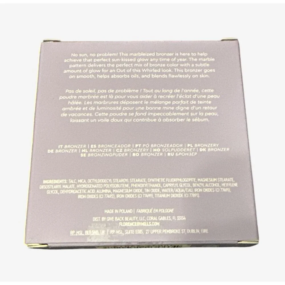 Florence By Mills Out Of This Whirled Marble Bronzer 9g Vegan Makeup Eco Beauty